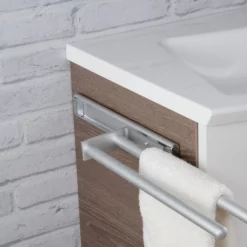 FACKELMANN Handtuchhalterauszug Einarmig, Weiß, Alu - B31xH4xT9 Cm -Wenko Verkaufsgeschäft 1144521 fackelmann handtuchhalterauszug einarmig weiss alu 2