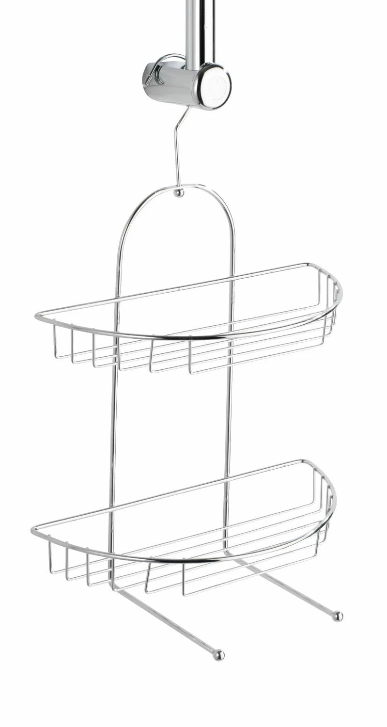 Wenko Exclusiv Bad-Regal Chrom 2 Etagen – Bild 2