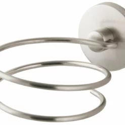 FACKELMANN Haartrockner-Halter Fusion Edelstahl-Optik H 7,3 X T 13,5 Cm