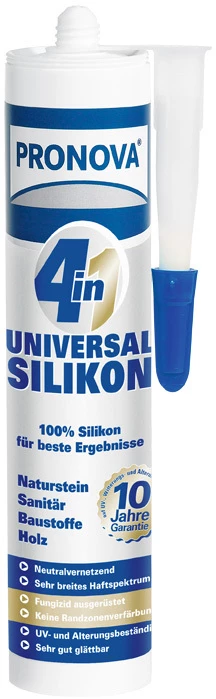 Pronova Universalsilikon 4in1 - Schwarz | 300ml