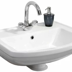 FACKELMANN Keramikbecken Star 60 Weiss