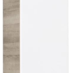FACKELMANN A-VERO Hängeschrank, 1 Tür - B35xH79,5xT21,8 Cm | 1 | Eiche/Weiss