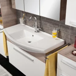 FACKELMANN A-VERO Keramikbecken Weiss - 102x18,5x50 Cm -Wenko Verkaufsgeschäft 1819467 fackelmann a vero keramikbecken weiss 2