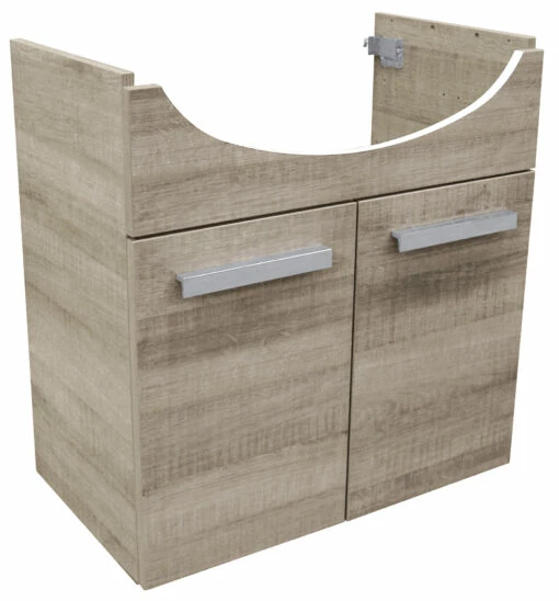 FACKELMANN A-VERO Waschtischunterbau, 2 Türen - 62,4x64x35,3 Cm | Eiche | Eiche 2 FACKELMANN A-VERO Waschtischunterbau, 2 Türen - 62,4x64x35,3 Cm | Eiche | Eiche -Wenko Verkaufsgeschäft 1819477 fackelmann a vero waschtischunterbau 2 tueren