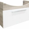 FACKELMANN A-VERO Waschtischunterbau, 1 Schub - 98,4x64x35,3 Cm | Eiche | Weiss -Wenko Verkaufsgeschäft 1819480 fackelmann a vero waschtischunterbau 1 schub