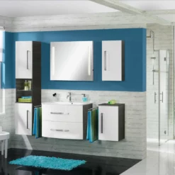 FACKELMANN LUGANO Glasbecken Weiss, Geschw., 80x15,5x46 Cm -Wenko Verkaufsgeschäft 1860086 fackelmann lugano glasbecken weiss geschw 80x15 5x46 cm 2