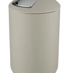 Wenko Schwingdeckeleimer Brasil - L | Taupe