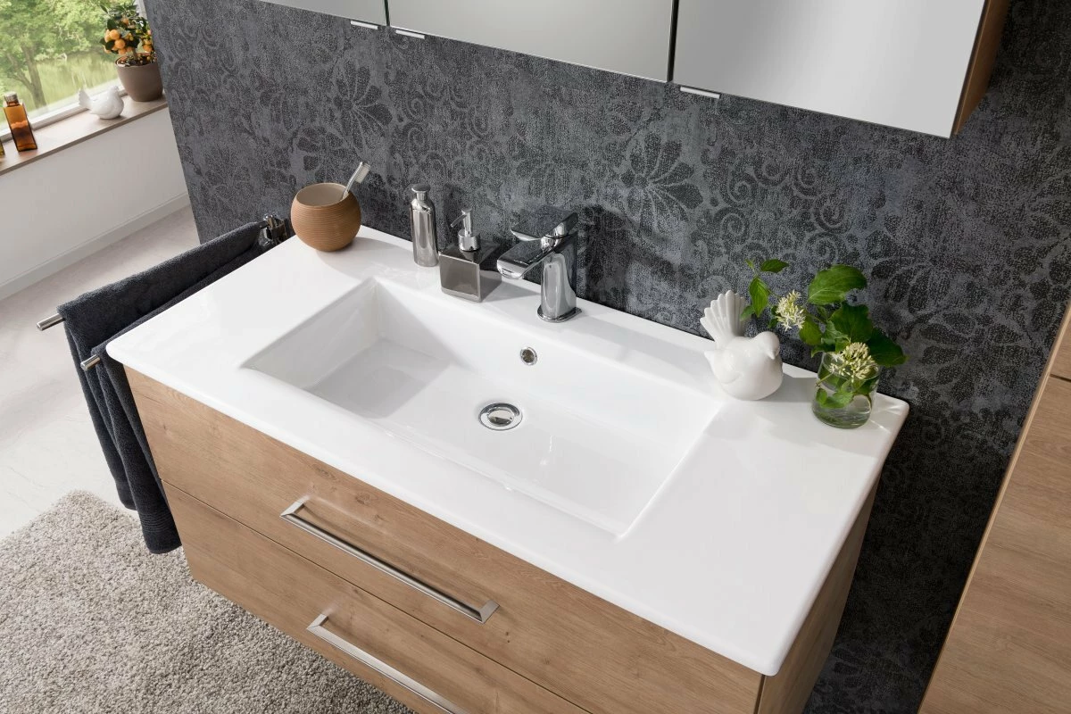 Fackelmann B.perfekt Becken+Waschtischunterschrank - Asteiche | 102X49X48 Cm 6 Fackelmann B.perfekt Becken+Waschtischunterschrank - Asteiche | 102X49X48 Cm – Bild 4