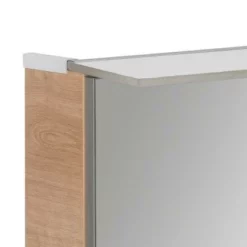 Fackelmann B.perfekt Spiegelschrank, Led-Box+Leuchte - Asteiche | 100x69,5x23,5 Cm | 3 Türen 9 Fackelmann B.perfekt Spiegelschrank, Led-Box+Leuchte - Asteiche | 100x69,5x23,5 Cm | 3 Türen -Wenko Verkaufsgeschäft 2084863 b perfekt spiegelschrank led box leuchte 3