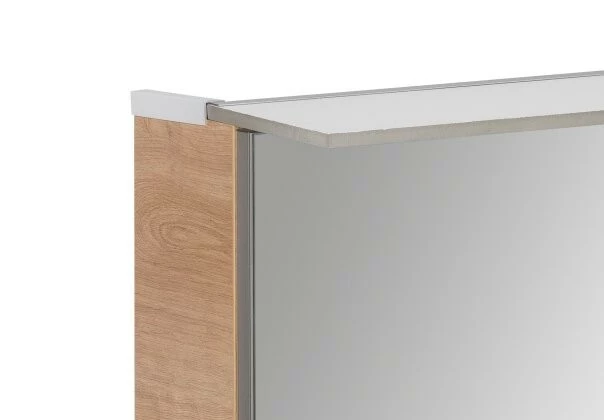 Fackelmann B.perfekt Spiegelschrank, Led-Box+Leuchte - Asteiche | 100x69,5x23,5 Cm | 3 Türen 6 Fackelmann B.perfekt Spiegelschrank, Led-Box+Leuchte - Asteiche | 100x69,5x23,5 Cm | 3 Türen – Bild 4