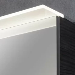 Fackelmann B.perfekt Spiegelschrank, Led-Box+Leuchte - Dark Oak | 60x69,5x23,5 Cm | 2 Türen -Wenko Verkaufsgeschäft 2084867 b perfekt spiegelschrank led box leuchte 3