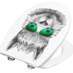 LAMA WC-Sitz 3D-Dekor