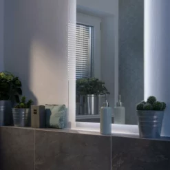 Fackelmann MILANO Spiegelelement, LED Umlaufend - 55x80x3 Cm -Wenko Verkaufsgeschäft 2160094 milano spiegelelement led umlaufend 3