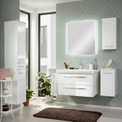 Fackelmann MILANO Spiegelelement, LED Umlaufend - 80x80x3 Cm -Wenko Verkaufsgeschäft 2160095 milano spiegelelement led umlaufend 2