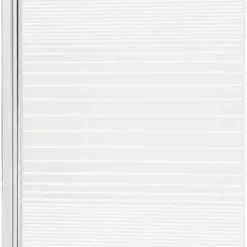 WELLWATER Badewannenabtrennung 80x140cm, Schwenkabr - Streifendesign