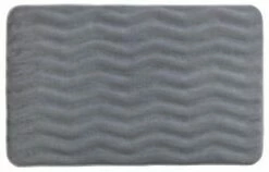 Wenko Badematte Memory - Wavegrau