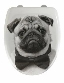 Wenko WC-Sitz Pugy, Easy Close, Duroplast