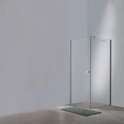 WELLWATER Smart Dusch-Seitenwand, Alunatur -Wenko Verkaufsgeschäft 2342765 smart dusch seitenwand alunatur 1