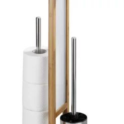 Wenko Verkaufsgeschäft 17 Wenko Stand WC-Garnitur Rivalta - Bambus