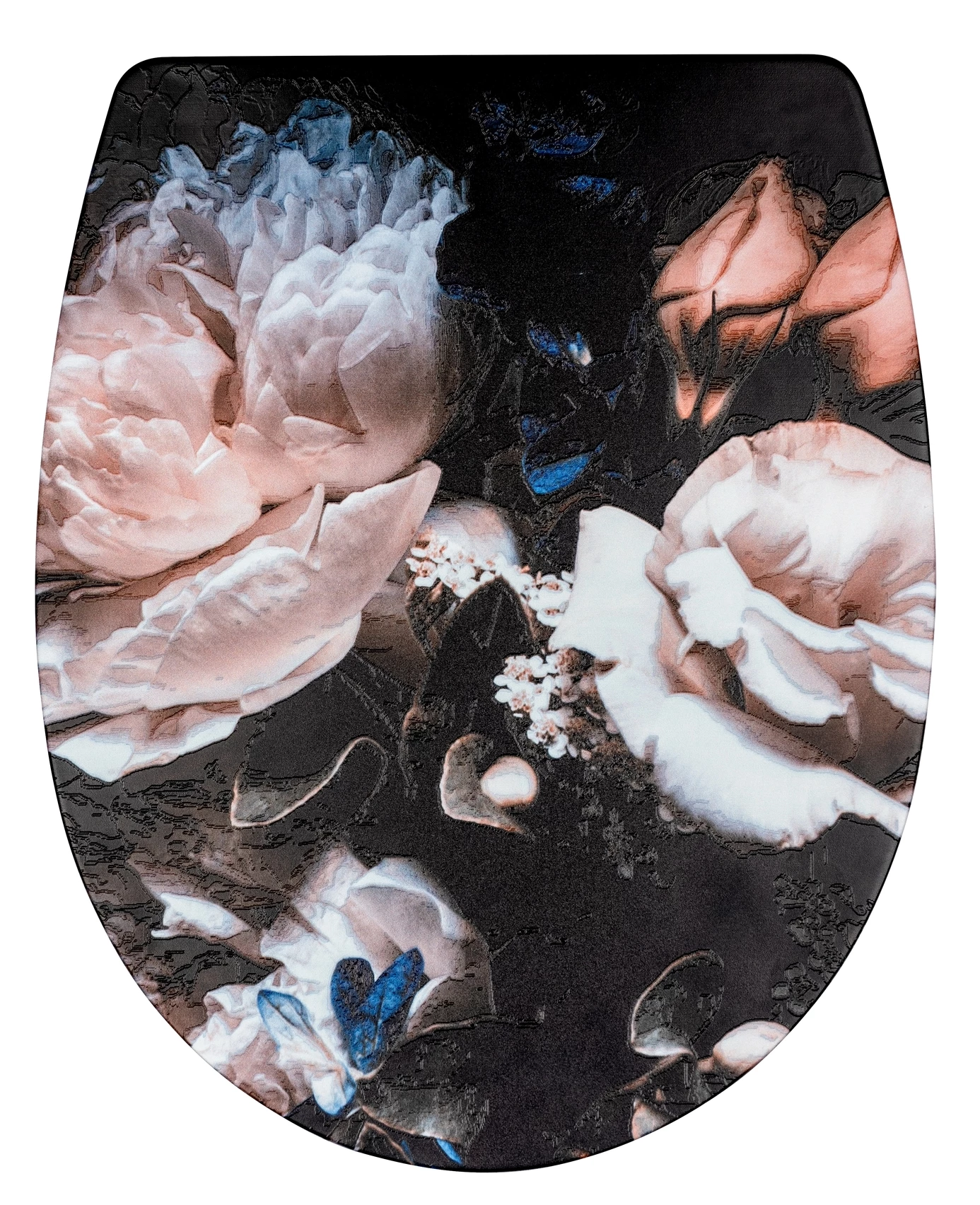 Wenko WC-Sitz Peony, Duroplast, Embossed 3 Wenko WC-Sitz Peony, Duroplast, Embossed