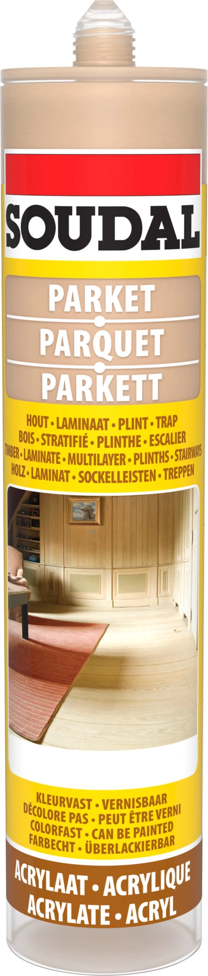 Soudal Parkett Dichtstoff, 290ml - Dunkelgrau 3 Soudal Parkett Dichtstoff, 290ml - Dunkelgrau